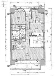 ワコーレシティ神戸三宮 4LDKの間取図画像
