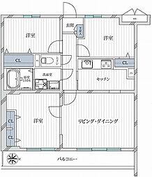 間取図画像 3LDK