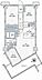 間取り：専有面積：７３．５０ｍ２　バルコニー面積：１５．８０　３ＬＤＫ　２０１７年築物件　高台立地の１階住戸眺望良好