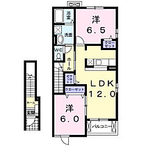 プリムローズ・Ｔ　Ａ 205 ｜ 栃木県芳賀郡益子町大字大沢1461-4（賃貸アパート2LDK・2階・58.86㎡） その2