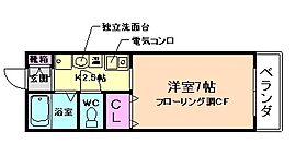 ラ　リビエール．トアボア  ｜ 大阪府箕面市箕面1丁目（賃貸マンション1K・2階・22.04㎡） その2