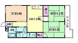 間取図画像 3DK
