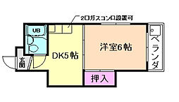 間取図画像 1DK