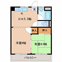 STAGE ONE 松山 202 ｜ 宮崎県宮崎市松山1丁目6-31（賃貸マンション2K・2階・34.00㎡） その2