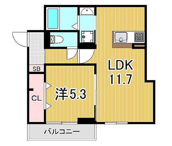レグルス 305｜東京都足立区青井2丁目(賃貸アパート1LDK・3階・40.72㎡)の写真 その2