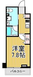 HY's KAMEARI 1Kの間取図画像