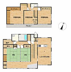 大崎市古川福沼2丁目　戸建て 5SLDKの間取り
