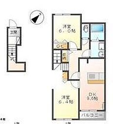 間取図画像 2DK