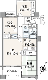 間取図画像 3LDK