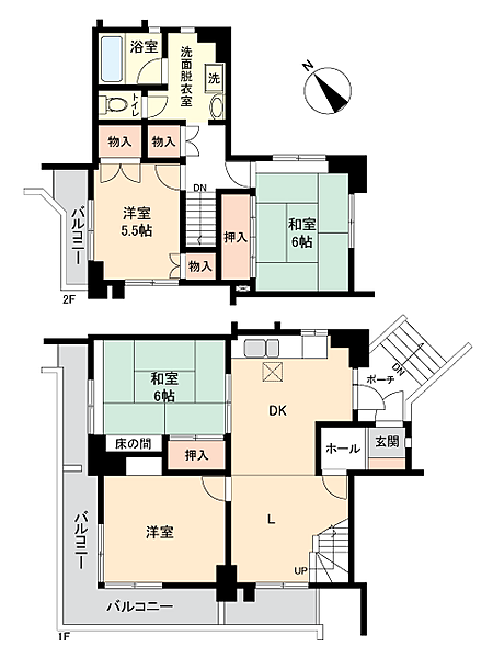 間取りを拡大表示