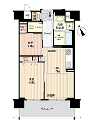 エイジングコート姫路 1SLDKの間取図画像