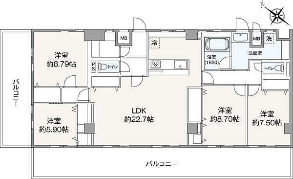 間取りを拡大表示
