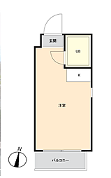 ダイドーメゾン甲子園口2 ワンルームの間取図画像