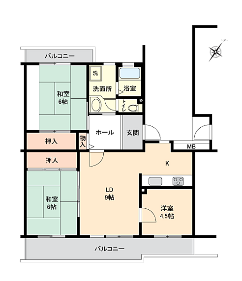 間取りを拡大表示