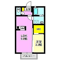 アルトピーノ 103 ｜ 群馬県前橋市岩神町3丁目（賃貸アパート1LDK・1階・34.02㎡） その2