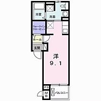 アリッサム 204 ｜ 群馬県前橋市国領町2丁目（賃貸アパート1R・2階・26.27㎡） その2