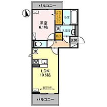 Ｄ－ＲＯＯＭ六供町2丁目 301 ｜ 群馬県前橋市六供町2丁目（賃貸アパート1LDK・3階・42.93㎡） その2