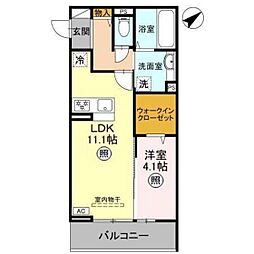 Ｌａ　Ｍａｉｓｏｎ　本町 306 3階1LDKの間取り