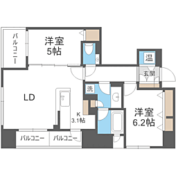 リビオ中島公園アルファタワー 4階