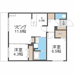 Ａｎｇｅｌｉｃ　ｖｉｌｌａｇｅ北２３条 4階