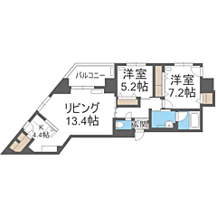 物件の間取り