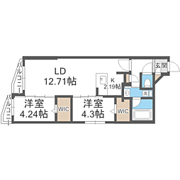 Diore Residence Sapporo 2階/203