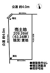 売土地　既存宅地