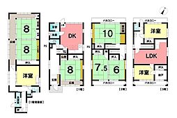 中古戸建　市街化区域 10LDKの間取り
