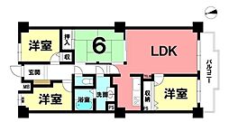 ユーハウス江南 4LDKの間取図画像