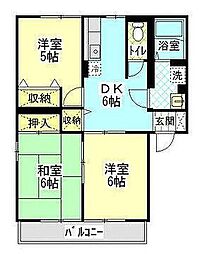 ハイムエレガントAの間取図画像