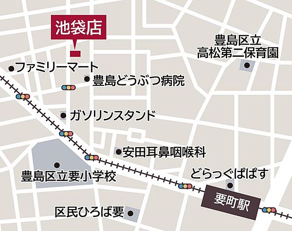 地図を拡大表示
