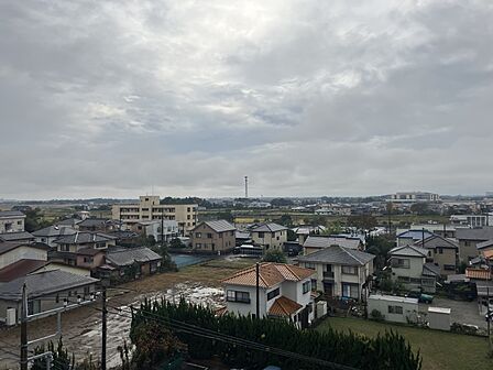 お部屋は6階。眺望良好です。