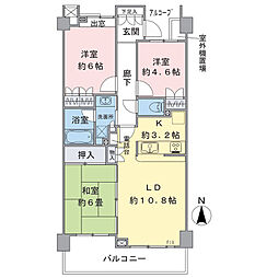 間取図画像 3LDK