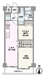 メゾンタカシマ 1SLDKの間取図画像