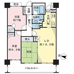 間取図画像 3LDK