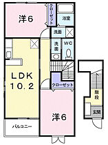 Ｈ＆Ｍ　木村 201 ｜ 京都府南丹市園部町内林町2号19番地（賃貸アパート2LDK・2階・57.02㎡） その2