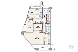 ザ・マスターズフォート 3LDKの間取図画像