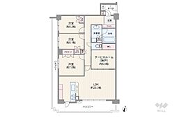 藤和東山公園ホームズ 3SLDKの間取図画像