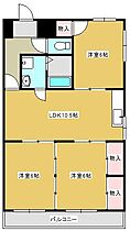 マンションみえ 701 ｜ 栃木県足利市五十部町（賃貸マンション3LDK・7階・62.37㎡） その2