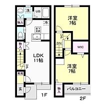 ＡＫＢ　Ｒ＆Ａ 106 ｜ 栃木県足利市大沼田町（賃貸アパート2LDK・1階・63.14㎡） その2