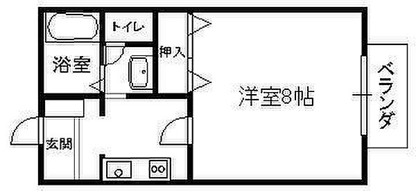 ルミエールII 102｜栃木県足利市若草町(賃貸アパート1K・1階・26.71㎡)の写真 その2