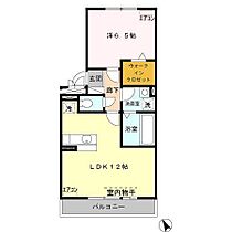 ダイワセンチュリー　Ｅ 203 ｜ 栃木県足利市山川町（賃貸アパート1LDK・2階・44.32㎡） その2