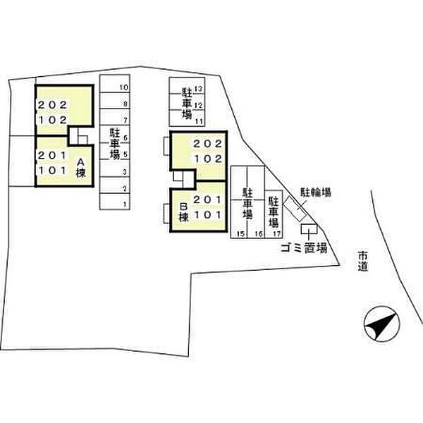 メルベーユＢ 102｜栃木県足利市五十部町(賃貸アパート2LDK・1階・55.45㎡)の写真 その24