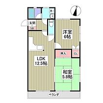 エトワールハイツ足利 A102 ｜ 栃木県足利市五十部町（賃貸アパート2LDK・2階・49.97㎡） その2