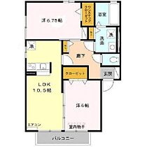 Ｐａｓｅｏ　I 202 ｜ 栃木県足利市江川町3丁目（賃貸アパート2LDK・2階・57.93㎡） その2