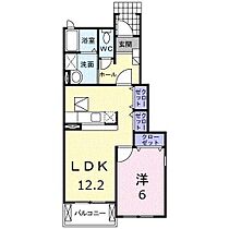 メゾン ソレイユＢ 101 ｜ 栃木県足利市鹿島町（賃貸アパート1LDK・1階・45.72㎡） その2