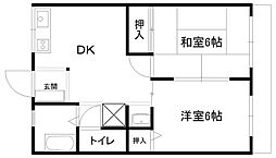 間取図画像 2DK