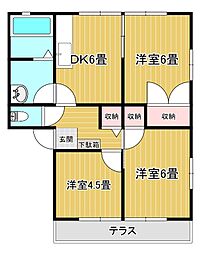 間取図画像 3DK