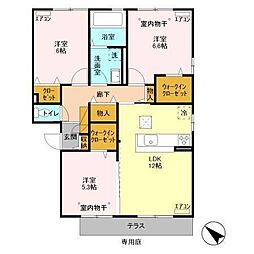 間取図画像 3LDK