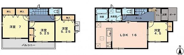 間取りを拡大表示